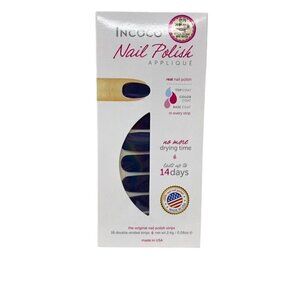 Incoco Nail Polish Strips Nail Art Wrap Manicure Navy